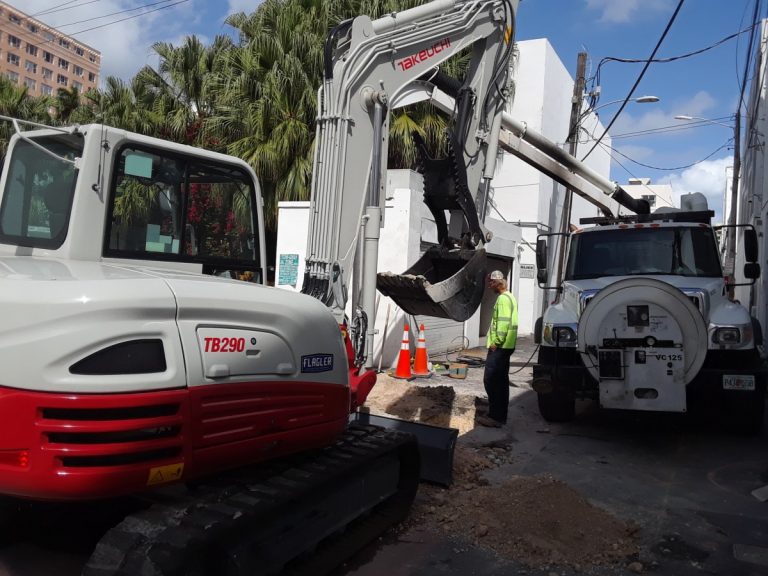 Water and Sewer connections in Miami Beach - Florida Pipeline Company